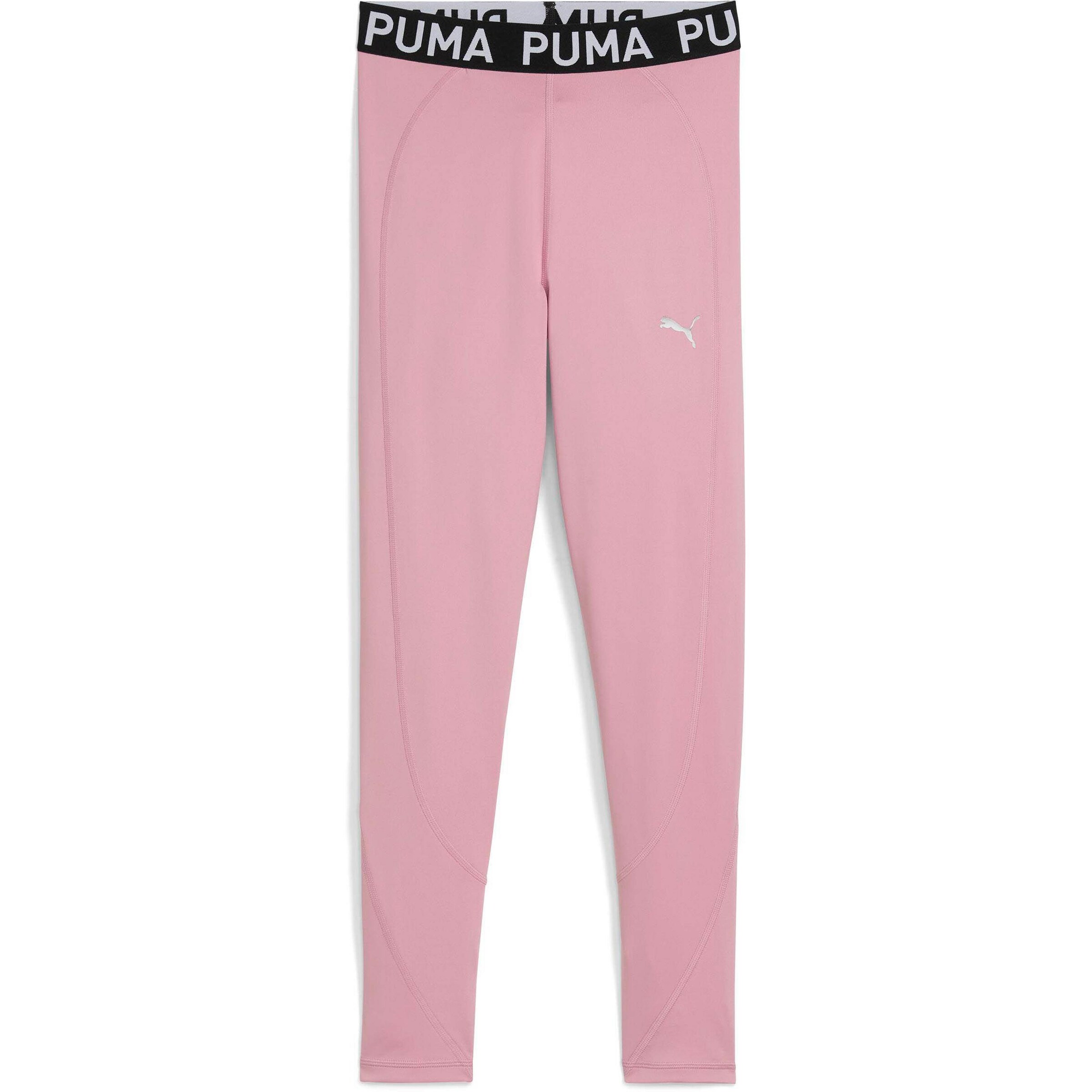 PUMA Skinny Workout Pants in Pink: front