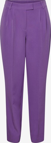 Loosefit Pantalon à pince 'AZA' Y.A.S en violet : devant