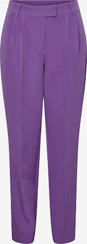 Loosefit Pantalon à pince 'AZA' Y.A.S en violet : devant