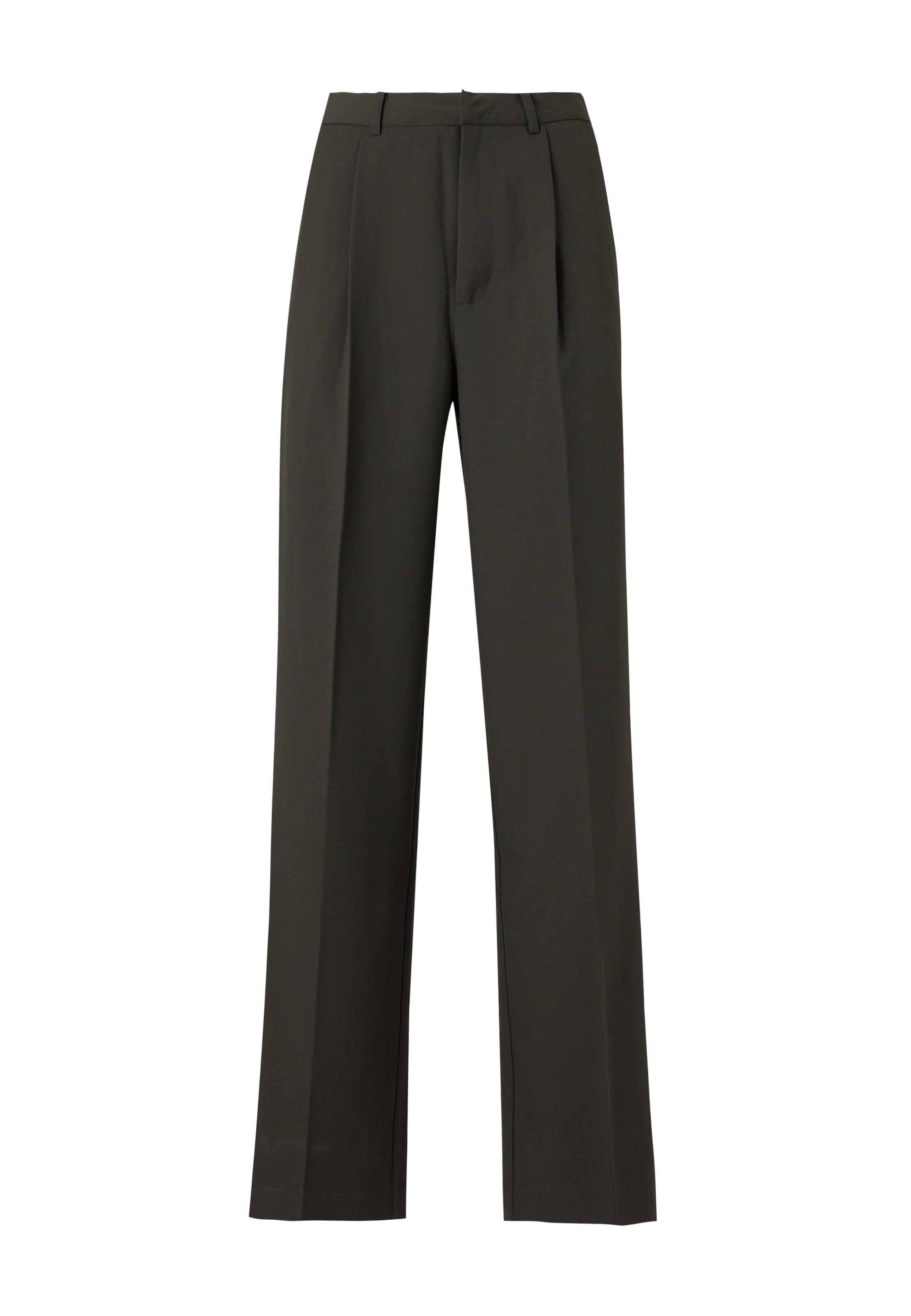 Anna Field - regular Pantalón plisado en verde: frente