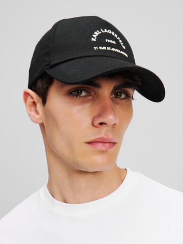 Karl Lagerfeld Hætte 'Rue St-Guillaume' i sort: forside