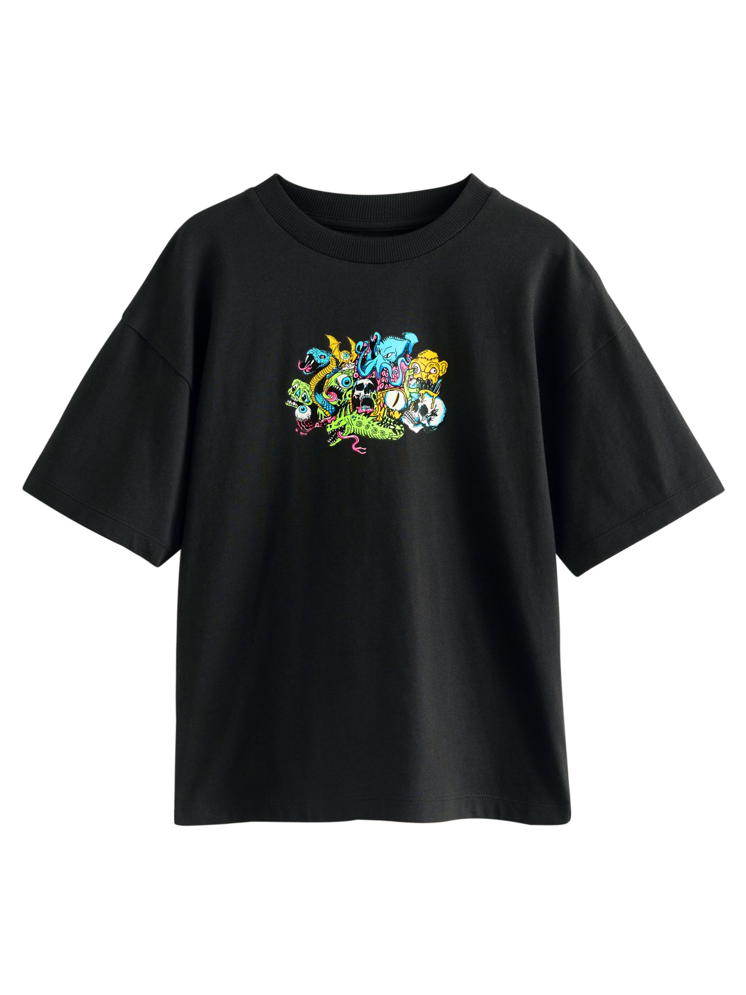 Next Tričko - Čierna: predná strana