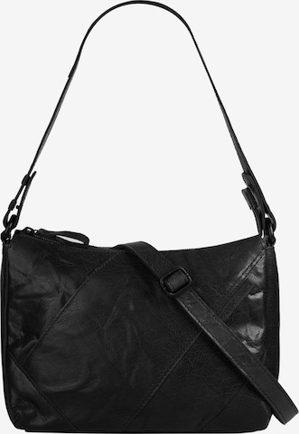 Spikes & Sparrow Umhängetasche in Schwarz: Vorderseite