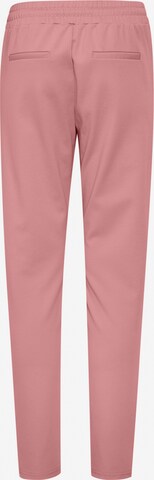 ICHI - Slimfit Pantalón 'KATE' en rosa