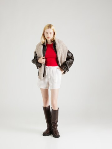 VERO MODA Обычный Штаны 'VMLOLA' в Бежевый