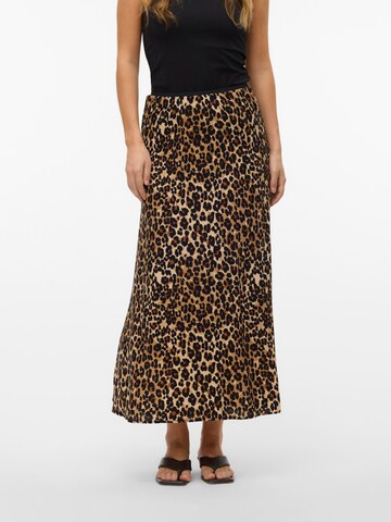 VERO MODA Rok 'VMAlba' in Bruin: voorkant