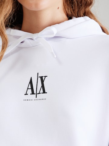 ARMANI EXCHANGE Суичър в бяло