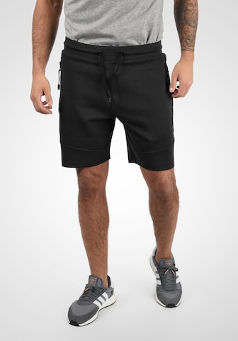 !Solid Regular Trousers 'Gelly' in Black: front