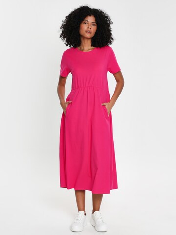 Threadbare Zomerjurk 'Danni' in Roze: voorkant