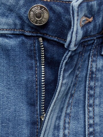 MANGO TEEN Loosefit Farkut 'Utility5' värissä sininen