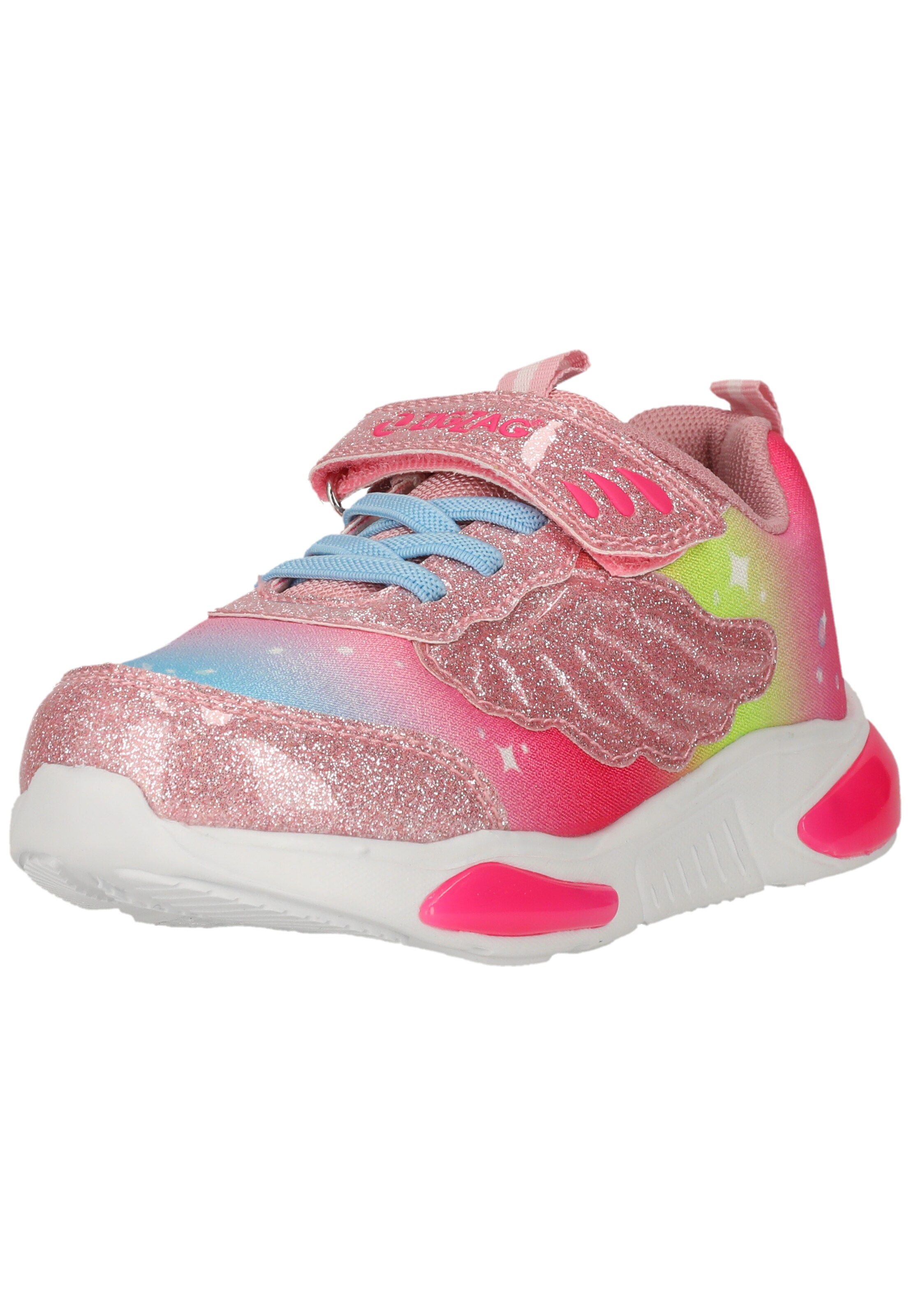 ZigZag Sneaker 'Hori' in Pink: Vorderseite