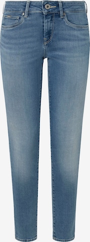 Skinny Jean Pepe Jeans en bleu : devant