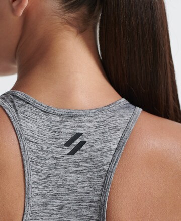 Bustier Soutien-gorge de sport Superdry en gris