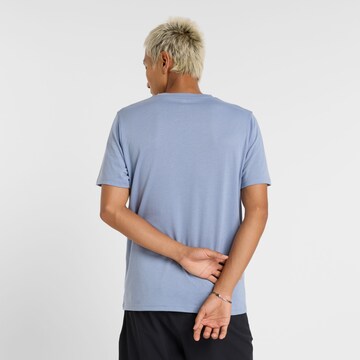 T-Shirt fonctionnel 'Heathertech' new balance en bleu