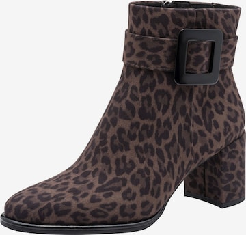 Bottines MARCO TOZZI en marron : devant