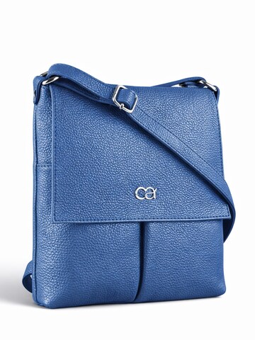 COLLEZIONE ALESSANDRO Crossbody Bag 'München' in Blue: front