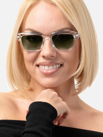 X Frame Therapy Okulary przeciwsłoneczne 'Crystalith Sun' w kolorze zielony