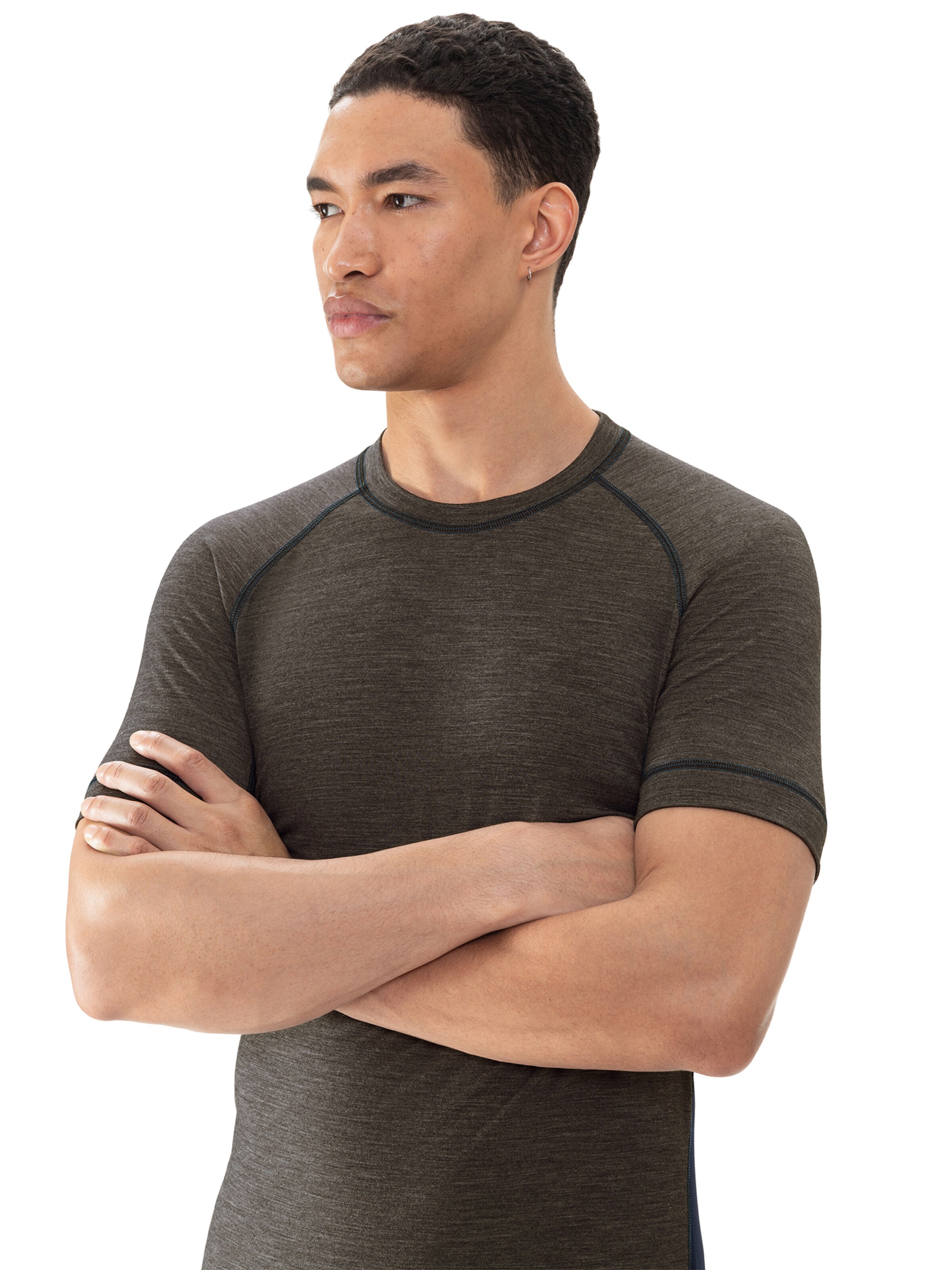 Mey Performance Shirt in Brown