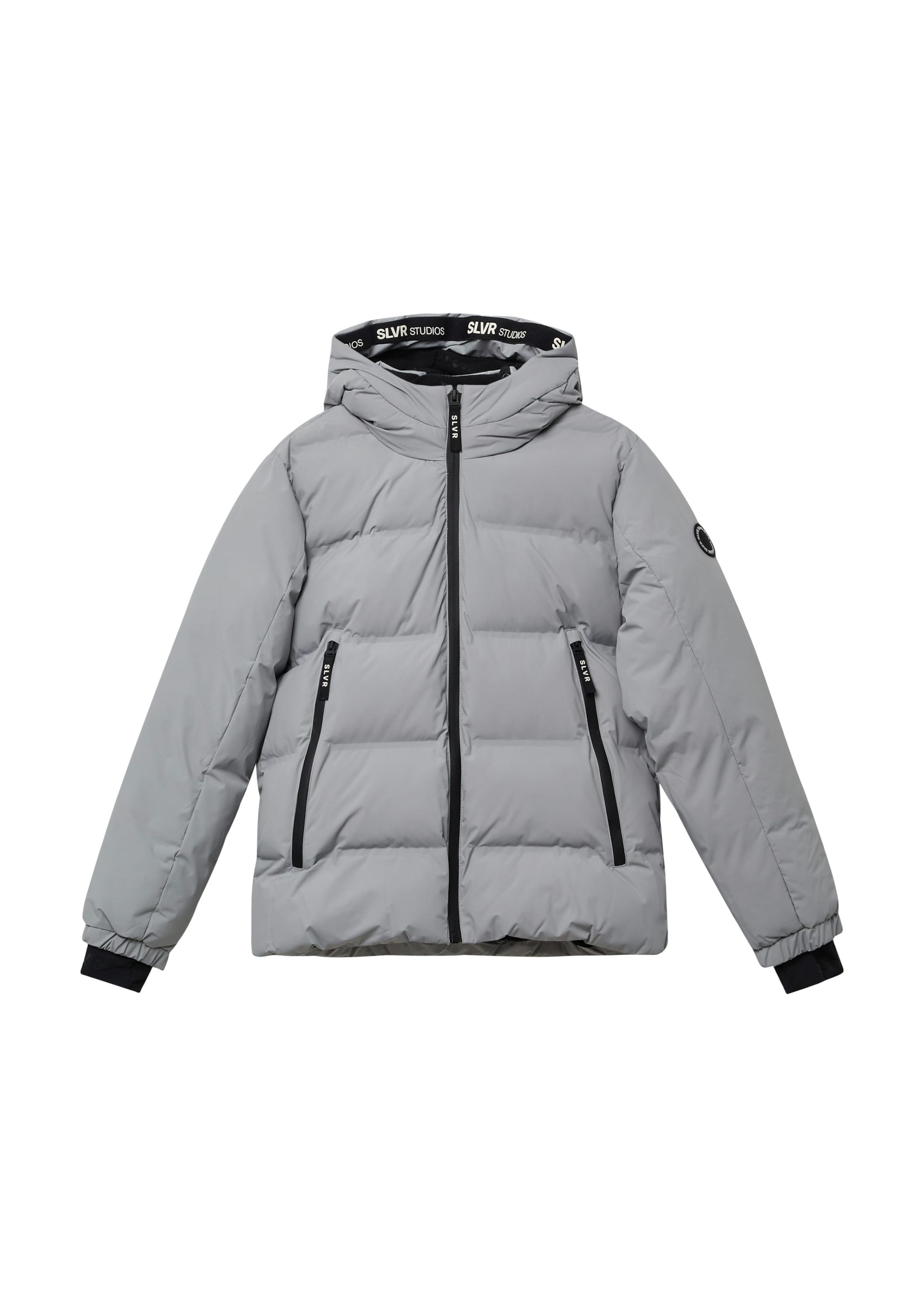 s.Oliver Winterjacke in Grau: Vorderseite