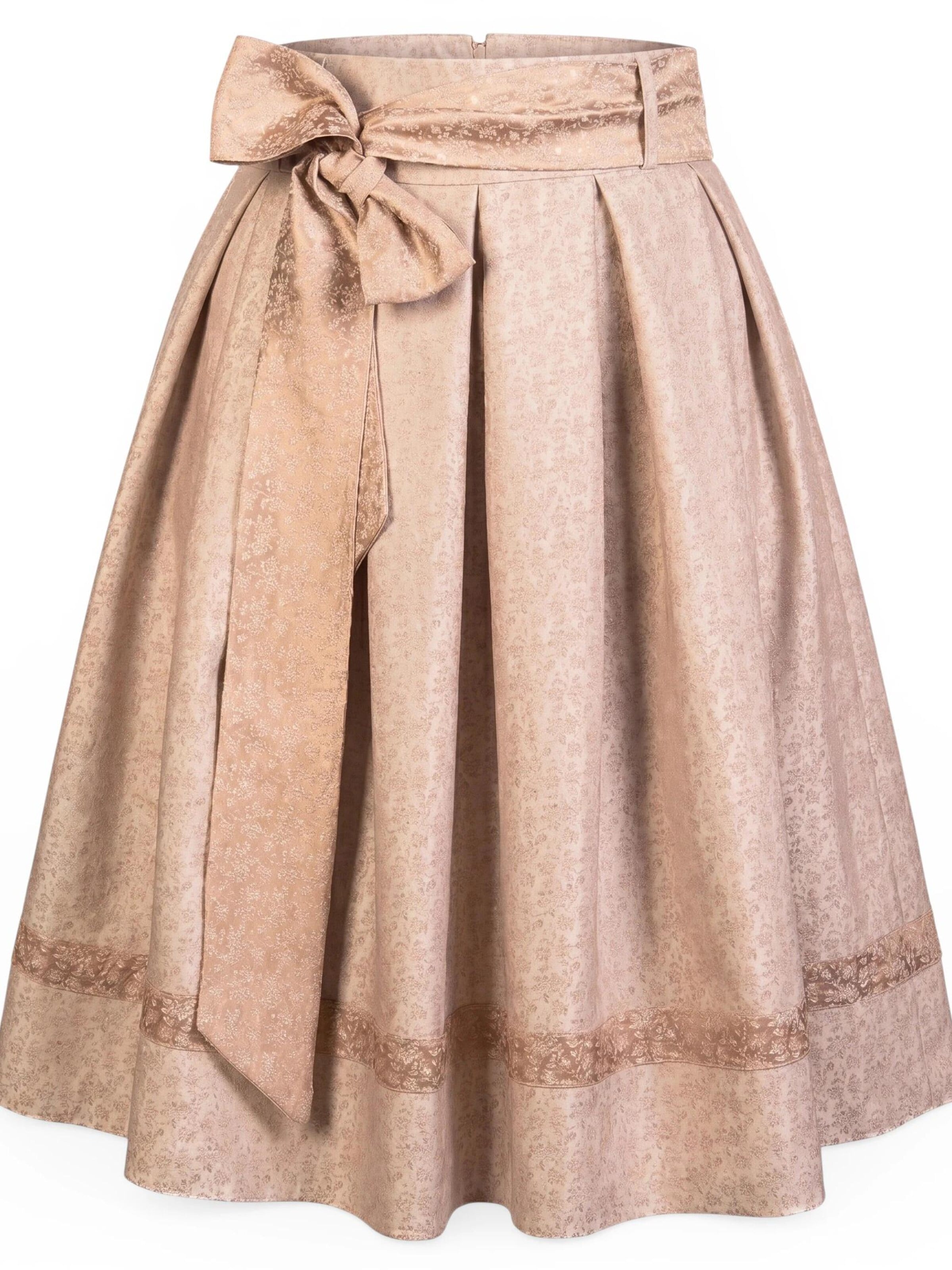 Trachtl Traditional skirt 'LENA' in Beige: front