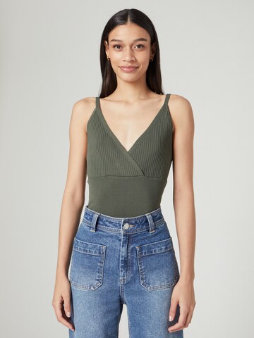 Guido Maria Kretschmer Women Top 'Camilla' - zöld: elől