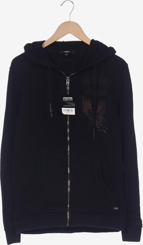 tigha Sweatshirt & Zip-Up Hoodie in S in Black: front