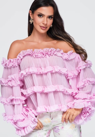 Chemisier Ombre en rose