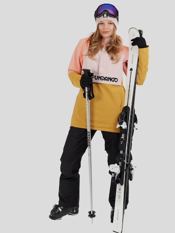 Fundango Outdoorjas 'Birch ECO Logo Anorak' in Oranje