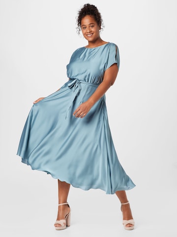 Robe de cocktail SWING Curve en bleu