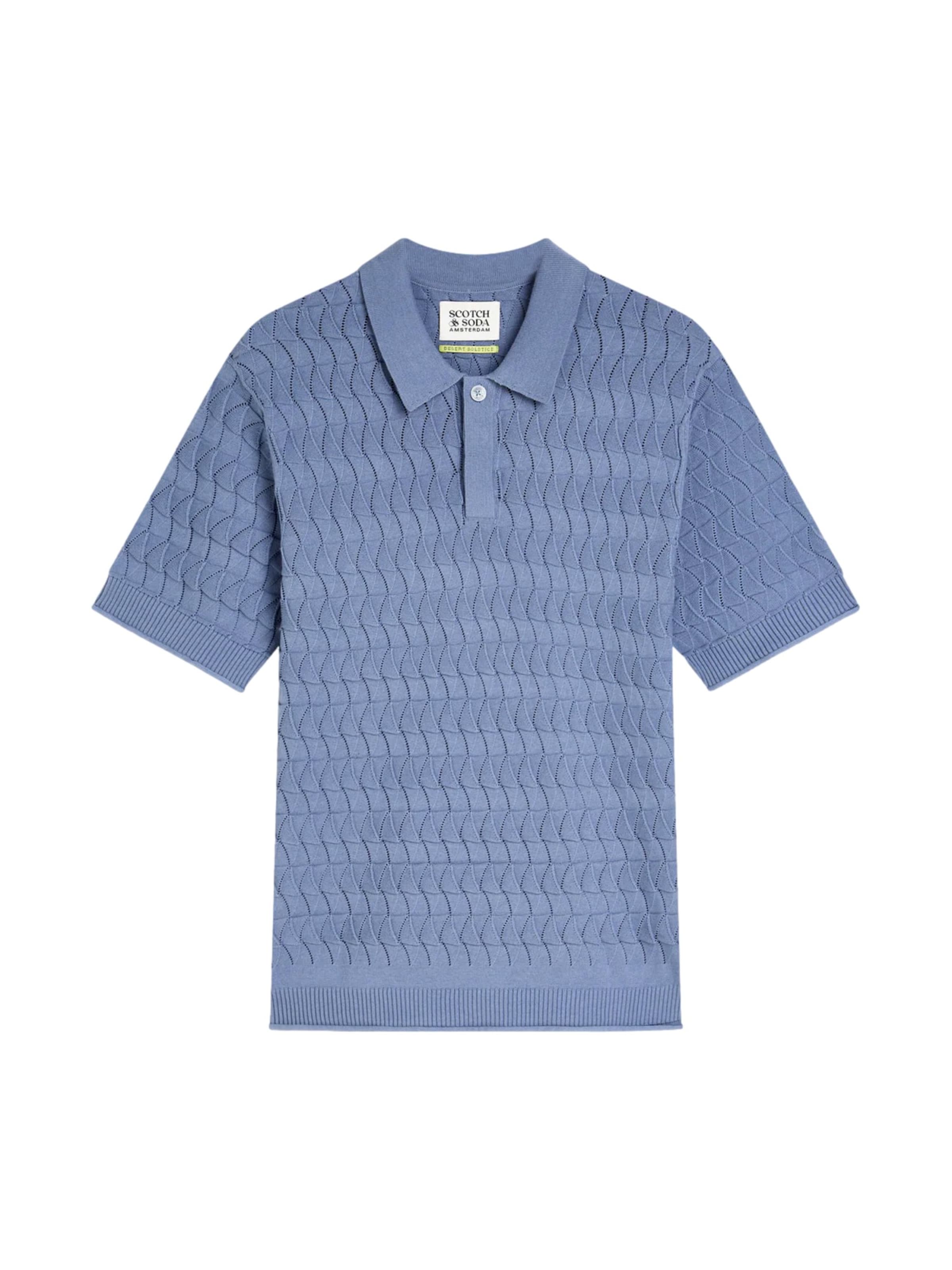 SCOTCH & SODA T-Shirt en L en bleu clair, Vue avec produit