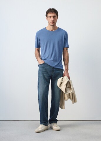 MANGO MAN Shirt 'Liman' in Blue