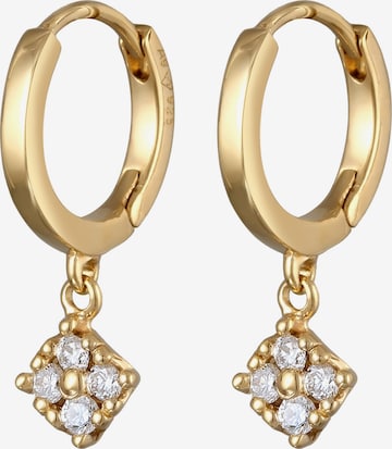 Boucles d'oreilles 'Viereck' Elli DIAMONDS en or : devant