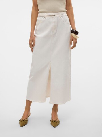 Jupe 'VMLizzy' VERO MODA en blanc : devant