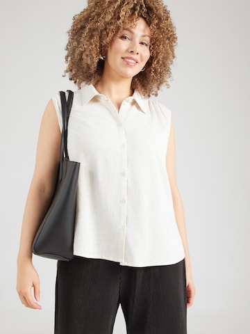 ONLY Carmakoma Pluus 'CARSIESTA', värv hall: eest vaates