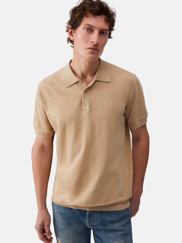 Liu Jo Shirt 'LIU JO UOMO POLO POLOCREPE POLO' in Beige: front