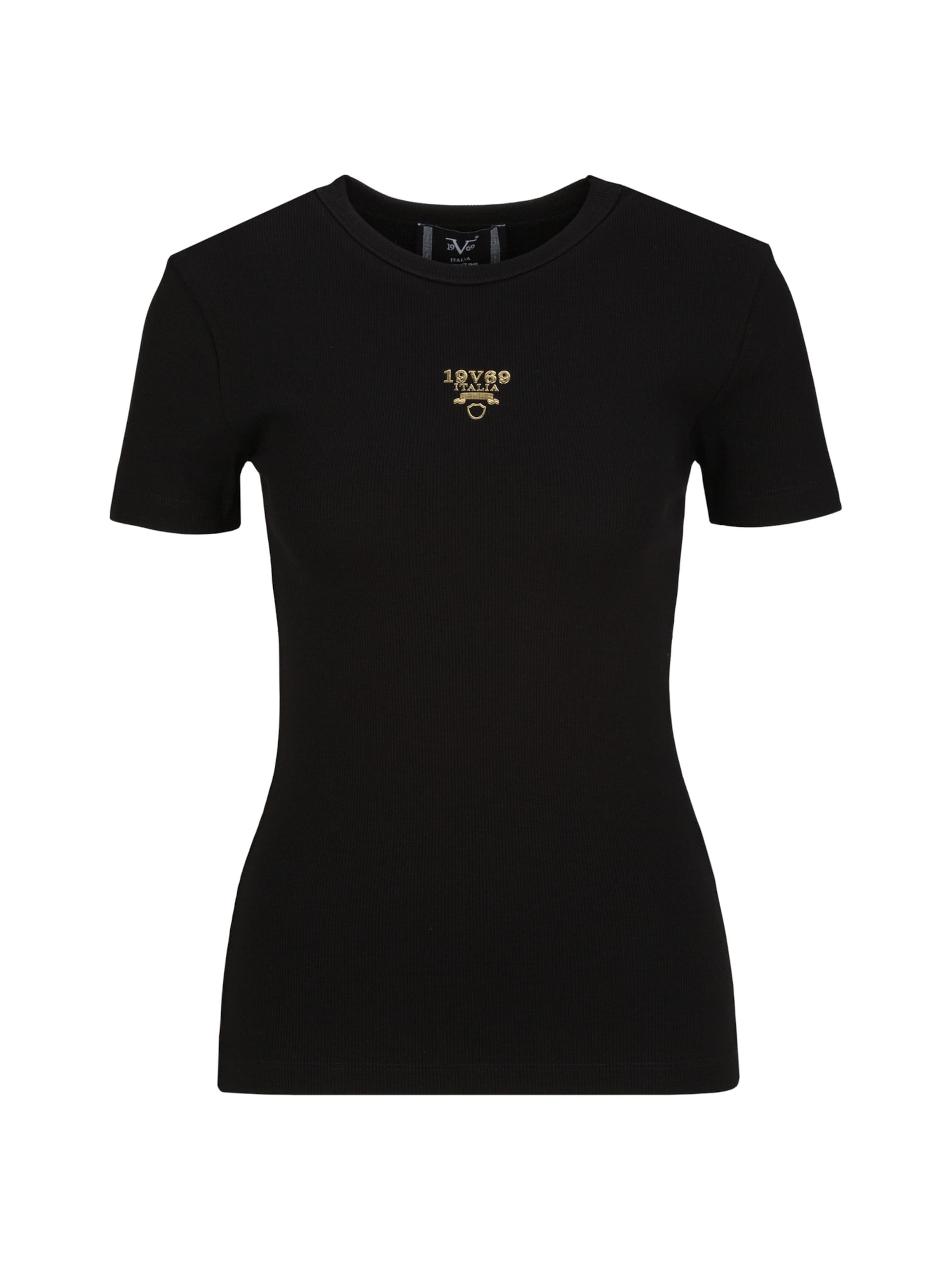 19V69 ITALIA Shirt 'Leta' in Black: front