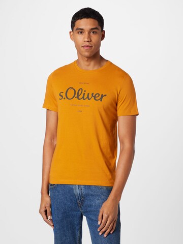 oranžs s.Oliver T-Krekls: no priekšpuses