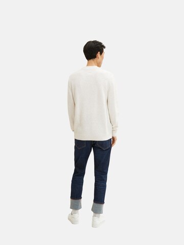 TOM TAILOR Sweater in White