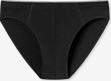 Slip di SCHIESSER in nero: frontale