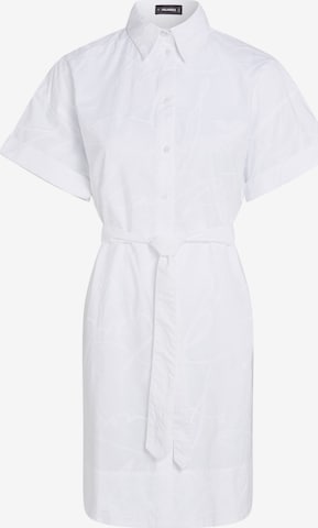 balts Karl Lagerfeld Blūžkleita: no priekšpuses