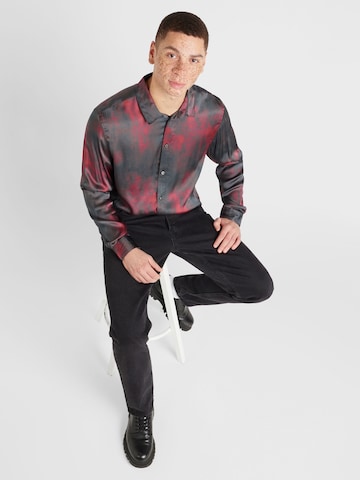 WEEKDAY - Regular Fit Camisa em cinzento