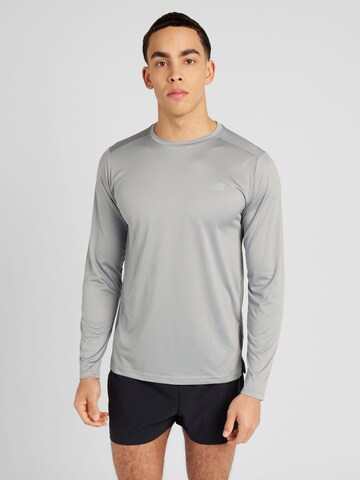 new balance - Camiseta funcional 'Essentials' en gris: frente