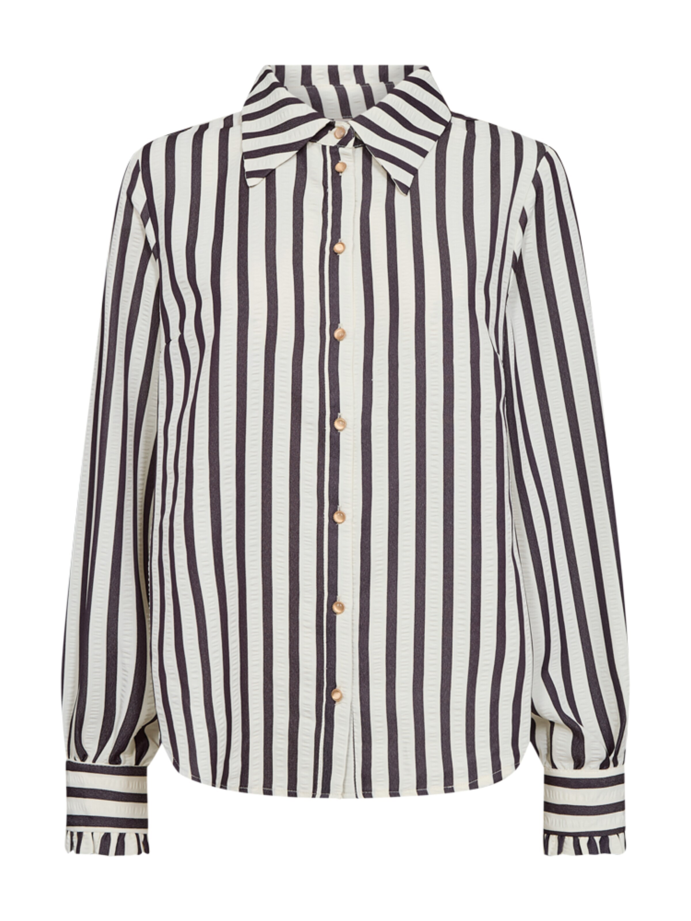 Freequent Blouse 'FQNoto blouse paars wit' in Lila: voorkant