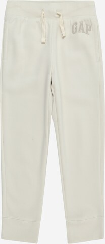 GAP Tapered Broek in Beige: voorkant