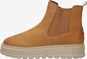 CAPRICE Chelsea boots in Geel