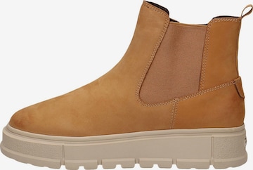 CAPRICE Chelsea boots in Geel