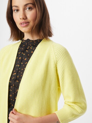 TAIFUN Knit cardigan in Yellow