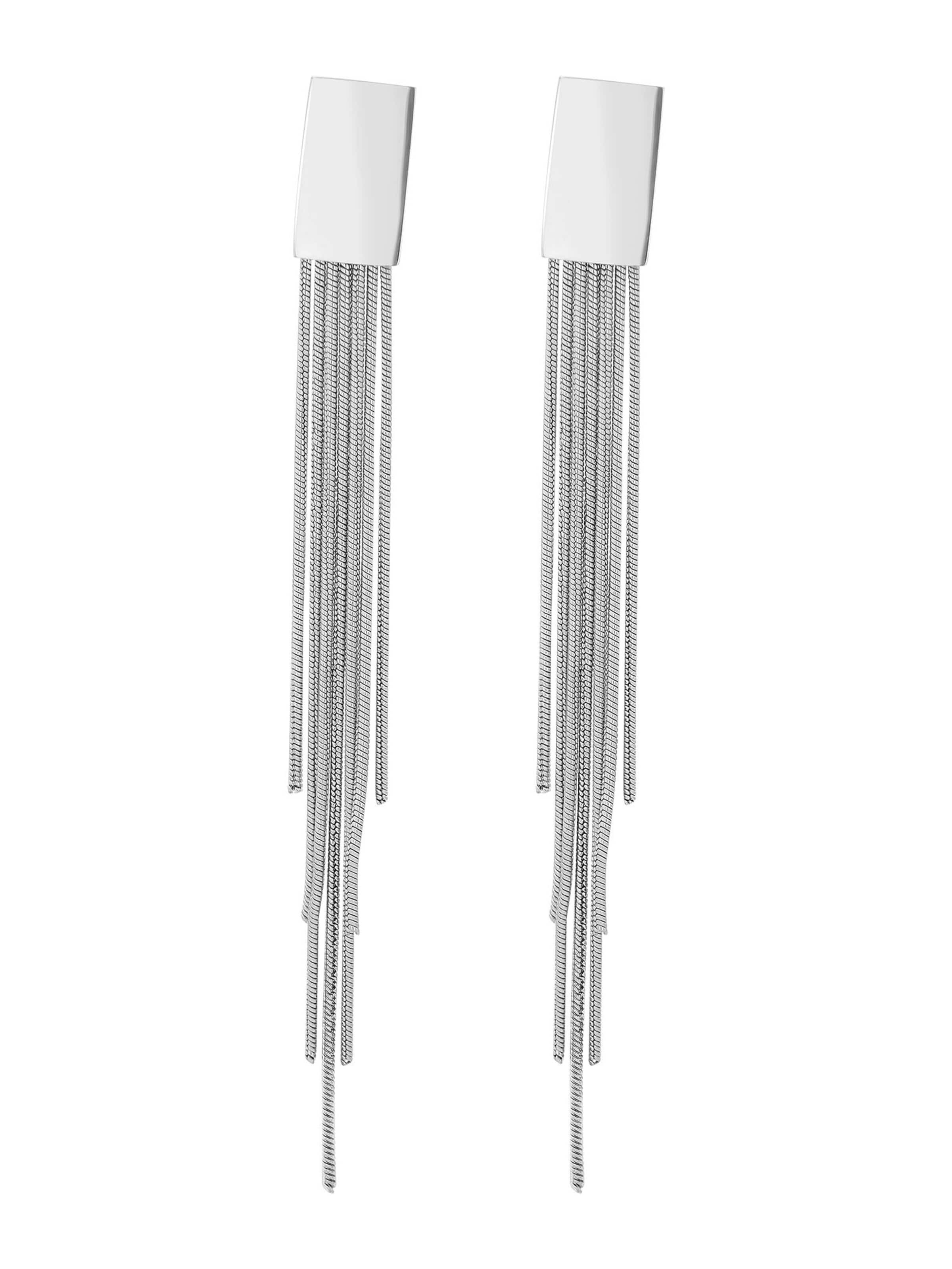 Akzent Earrings 'Lane, langlebig' in Silver: front