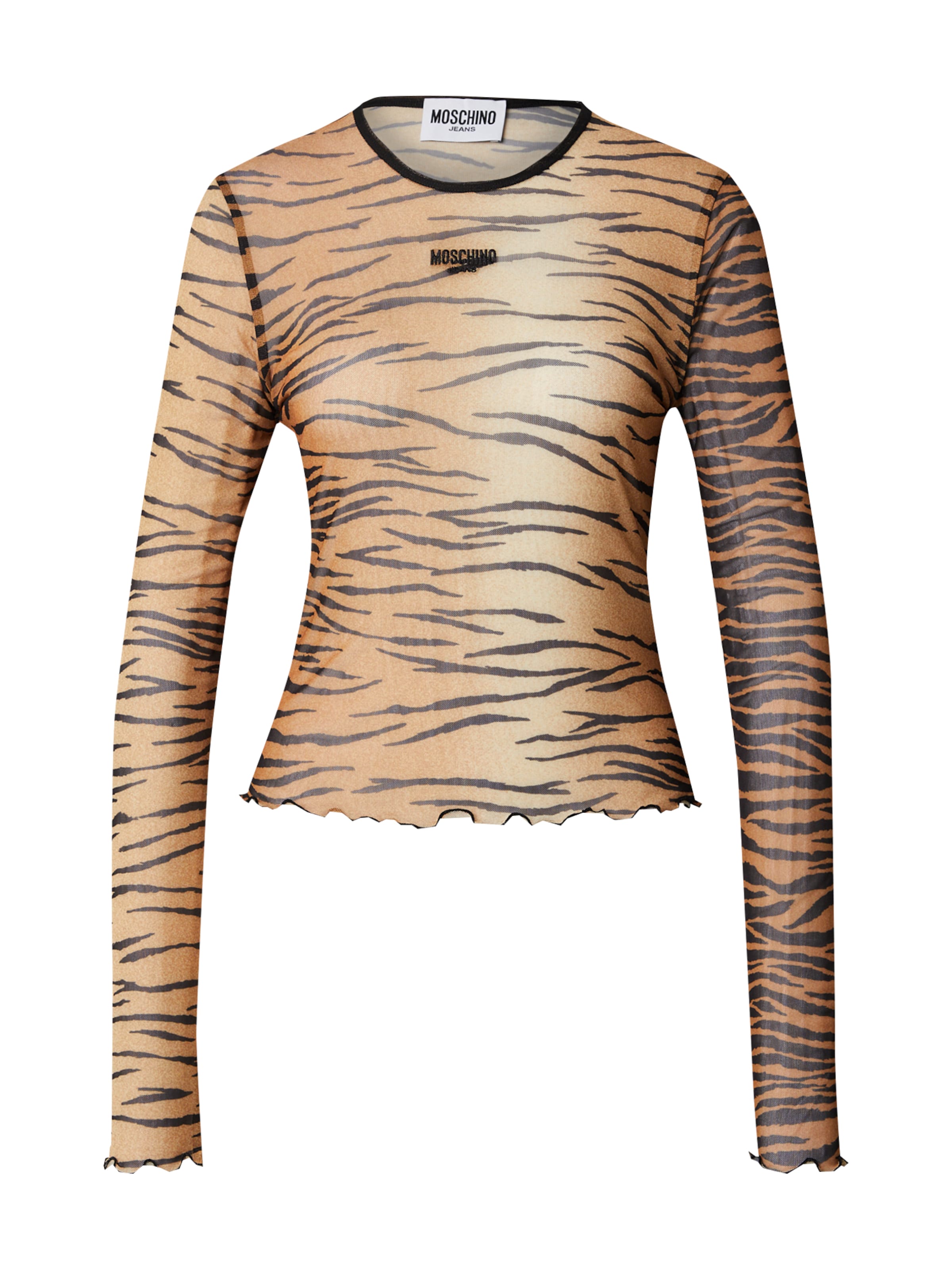 Tricou de la Moschino Jeans pe maro: față