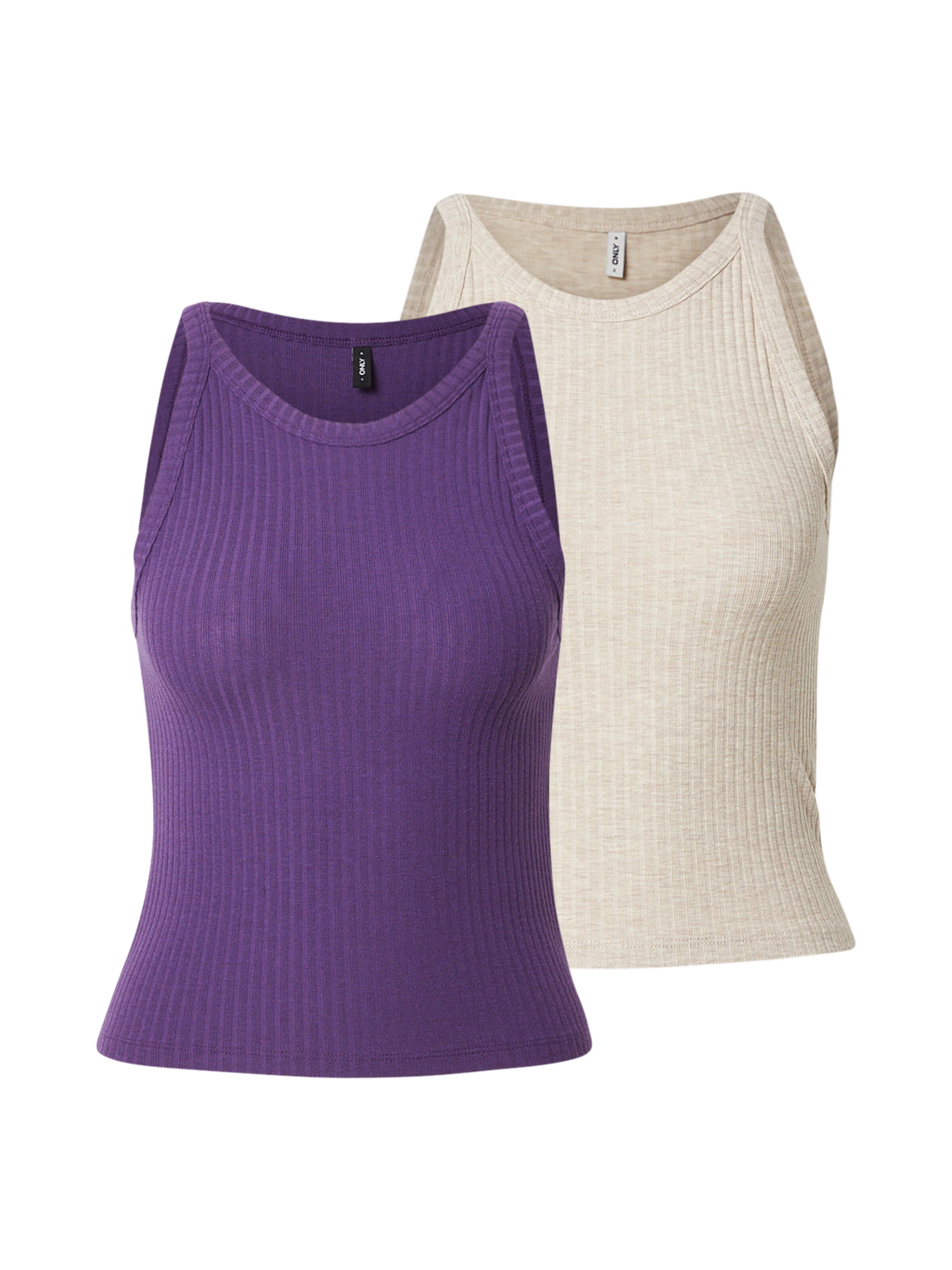ONLY Top 'ONLEMMA' em bege / roxo, Vista do artigo